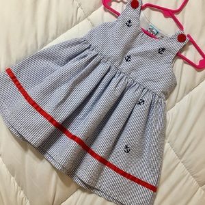 Bubble and Birdie anchor dress
